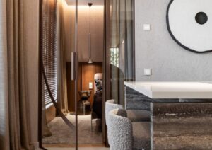 mikrocemento grindys, baltic deco, prabangus interjeras, virtuve