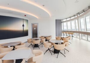 Baltic Deco, dekoratyvinė apdaila, sienu apdaila, TV bokštas, Televizijos bokštas, naujos erdvės, lankytojai